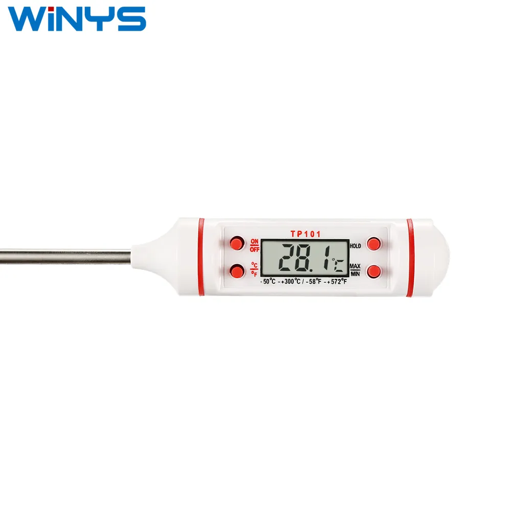 Tp101 Digitale Sonde Vleesthermometer Keuken Koken Bbq Voedsel Thermometer Koken Roestvrijstalen Water Melk Thermometer Gereedschap