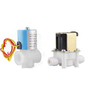 Mini AC 220V 6.35mm 10mm hoành RO hệ thống Push-in nước nhỏ PP POM Van điện từ - Product Image 5