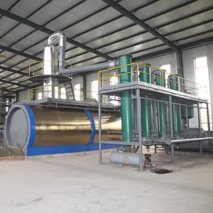 Equipamento de Destilação de Óleo de Pirólise de resíduos De Pneus Para Diesel/Máquina De Reciclagem