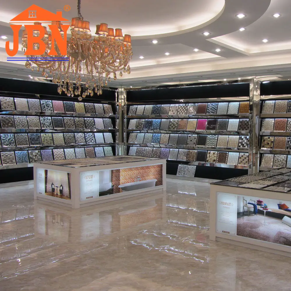 Foshan 300x300mm mix color 8mm thickness luxury super glossy crystal glass decoration mosaic tile