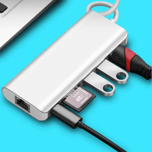 Тип C Type-C USB-C зарядки Por Usb c концентратора USB3.0 2.0 3.0 3.1 адаптер для macBook Pro Ethernet 2 3 4 7 10