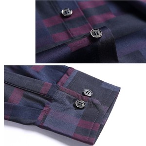 Camicia Primaverile da Uomo con Bottoni, Top Casual Business, Camicia a Maniche Lunghe Slim Fit EYT-86012 - Product Image 5