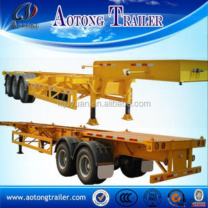Tri - essieux largement utilisé expédition camion - conteneur remorque, Heavy duty <span class=keywords><strong>cargo</strong></span> remorque avec des prix <span class=keywords><strong>bas</strong></span> - Product Image 6