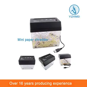 de suministros de oficina Mini usb Mini trituradora de papel