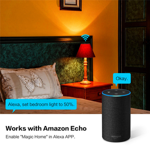 หลอดไฟอัจฉริยะ Alex <span class=keywords><strong>Smart</strong></span> <span class=keywords><strong>Light</strong></span> Bulb RGBCW Wi-Fi LED รุ่น A60 ปรับความสว่างได้ หลายสี - Product Image 4
