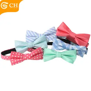 Custom Different Designs Colorful Christmas Pet Bow Tie For Dog Pets Accessories