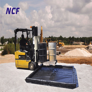 <strong>New</strong> Arrival Temporary Flexible <strong>Tarpaulin</strong> Tarp Brady Portable Chemical Oil Spill Berm For Containment - Product Image 6