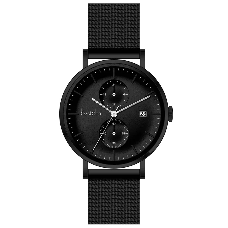 マルチタイムゾーンユニークでモダンなデザインクールなメンズ日本瞬間最新メンズ腕時計