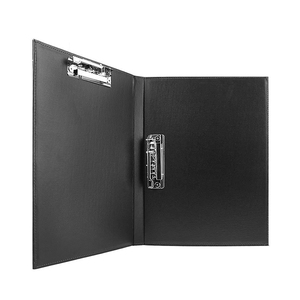 Lederen A4 Ordner Cover Klembord Papier Documenten Storage Mappen Dubbele Bindmiddel <span class=keywords><strong>Clip</strong></span> Portfolio PU Tekening Map - Product Image 1
