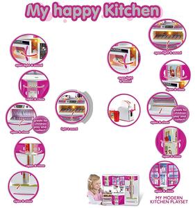 <span class=keywords><strong>My</strong></span> Modern Kitchen Mini Toy Play Set con luces y sonidos-Perfecto para muñecas de 11-12" - Product Image 3