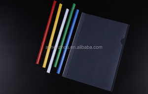NewスタイルカスタムA4 PP PVCプラスチックスライドバインダー透明レポートカバー紙カバースティックファイル - Product Image 3