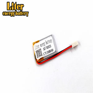 Stecker <span class=keywords><strong>2</strong></span>,5-<span class=keywords><strong>2</strong></span> P 702025 300 mah <span class=keywords><strong>3</strong></span>,7 v Wiederaufladbare lipo batterie solar li ionen polymer lithium-batterie mit PCM - Product Image 4