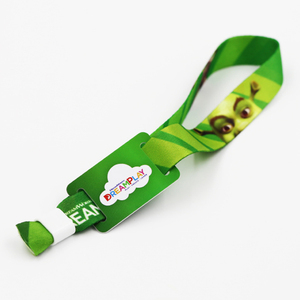 Music Festival <strong>Fabric</strong> <strong>Wristband</strong> Woven Nfc Bracelets Custom MIFARE Ultralight Rfid Bracelet - Product Image 2