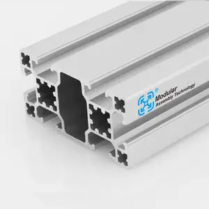 type slotted industrial aluminum 80 x 40 extrusions profiles aluminium in china