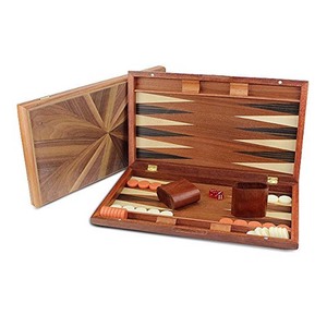 Popular Ukraine Style Personalized Custom Wooden Handmade <strong>Travel</strong> <strong>Backgammon</strong> Leather <strong>Sets</strong> for Sale - Product Image 2