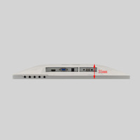 Nuevo Monitor de Pantalla Táctil Capacitiva de 10 Puntos con Carcasa de ABS+PC Blanca de 17.3 Pulgadas, Resolución de 1920x1080, Relación de Aspecto 16:9, USB Serial para