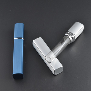 Rociador de muestra de perfume de metal rectangular, botella de vidrio vacía de 15ml - Product Image 3