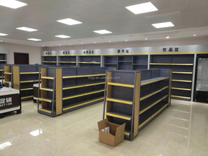 Siêu Thị Lưới Thép Gondola Kệ Cửa Hàng Tạp Hóa Kệ - Product Image 6