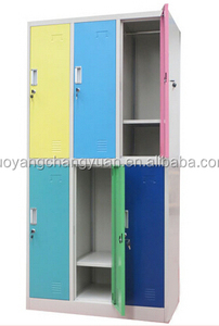 Moderno mobiliario escolar estudiante armario de <span class=keywords><strong>6</strong></span> puertas luz venta - Product Image 5