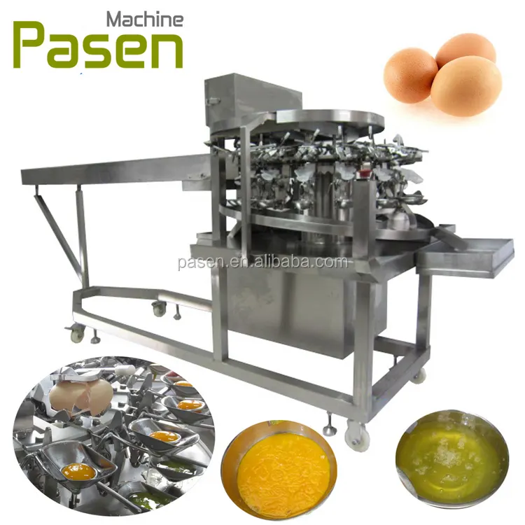 Separador automático de ovos, máquina pasteurizada separadora de ovos/separador líquido de ovos/máquina branca