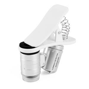Lentille LED <span class=keywords><strong>microscope</strong></span> <span class=keywords><strong>60x</strong></span>, dispositif optique universel pour téléphone portable, <span class=keywords><strong>mini</strong></span> loupe de <span class=keywords><strong>microscope</strong></span> <span class=keywords><strong>60x</strong></span> 1 pièce