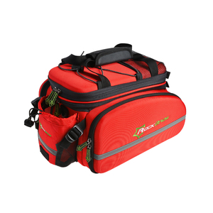 Rockbros Fietsen Achter Zadel Pack Multifunctionele Zakken 3 In 1 Bike Rear Seat Carrier Bag Rear Rack Kofferbak pack Fiets Fietstas