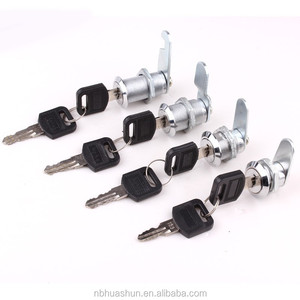 قفل كام HS402 عالي الجودة من سبائك الزنك المصبوب مع أسطوانة D19، تركيبات أجهزة الأثاث، قفل خزانة بدوران ربع دائرة - Product Image 5