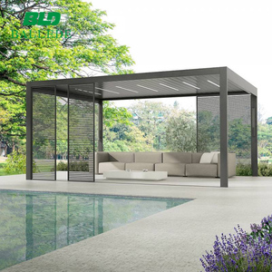 Más barato <span class=keywords><strong>playa</strong></span> sombra aluminio techo plano pérgola - Product Image 4