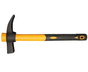 High quality professional steel hammer with wood handle or fiberglass handle