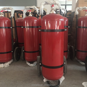 <strong>ABC</strong> / BC <strong>Dry</strong> Chemical <strong>Powder</strong> Fire Extinguisher with Red Color Dcp Trolley Valve / Trolley Fire Extinguisher - Product Image 5