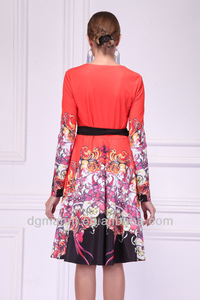 V cuello impreso vestido de Elie Saab para la venta con la correa - Product Image 2