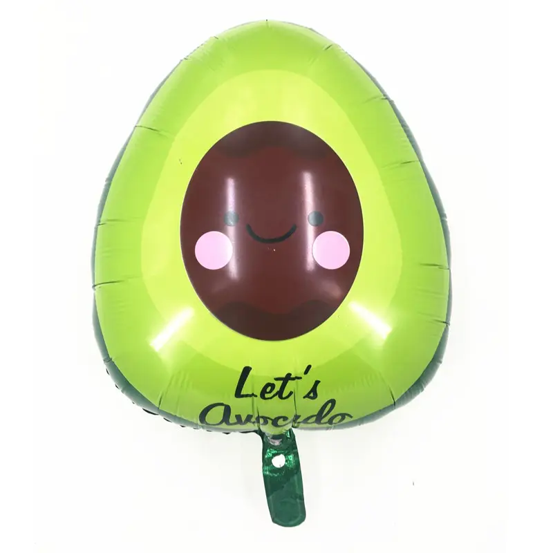 Надувные фольгированные шары в виде фруктов, авокадо, новый дизайн, воздушный шар для вечеринки в виде авокадо