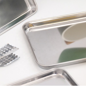 Bandejas <span class=keywords><strong>de</strong></span> acero inoxidable 304 para <span class=keywords><strong>horno</strong></span>, utensilios <span class=keywords><strong>de</strong></span> cocina para hornear - Product Image 4