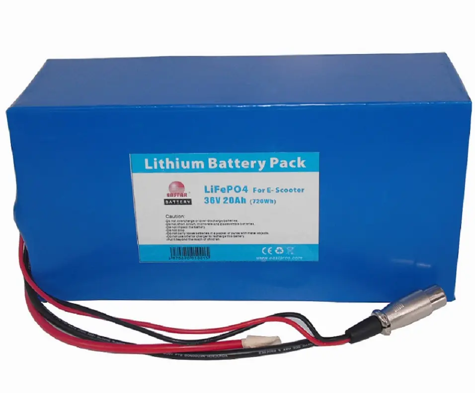 Hot sale 36v 20ah lithium battery 720w / LifePO4 battery for electric skateboard/scootere/e-vehicles etc