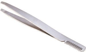 Pinces à épiler avec peigne, acier inoxydable médical de haute qualité - Product Image 3
