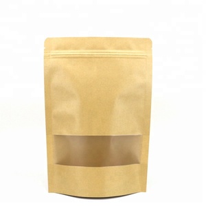 Bao Bì Gia Vị MOQ Thấp Túi Giấy <span class=keywords><strong>Kraft</strong></span> Ziplock Có Cửa Sổ - Product Image 6