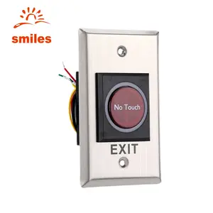 Touchless Infrared Sensor Door Exit Release Button Switch with LED light