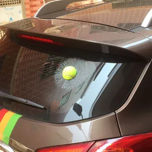 Kostenloser Versand 1Pc 3D Auto Aufkleber Auto Ball Hit Body Fenster Aufkleber Selbst klebende Aufkleber