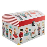 Großhandel benutzer definierte kleine Schatz Papier Spielzeug kiste Weihnachten Spielzeug Geschenk box mit Schloss