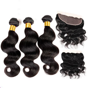 extensiones de cabello humano primas 24 pulgadas recto rizado virginal de la armadura del trenzado del pelo humano para - Product Image 1