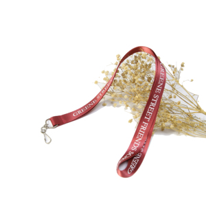Gancho de Nylon respetuoso del medio ambiente llavero Correa titular de la <span class=keywords><strong>tarjeta</strong></span> de cordón - Product Image 4