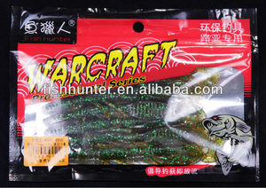 110mm/7.4g/Fish Hunter/merma/6 unids/señuelo suave/<span class=keywords><strong>Ciempiés</strong></span> /Breen - Product Image 5