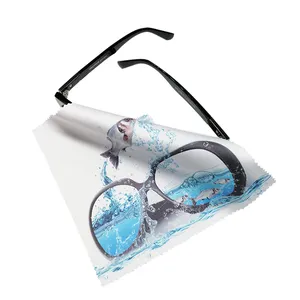 कस्टम प्रिंट Microfiber चश्मा/Eyewear/धूप का चश्मा क्लीनर कपड़ा