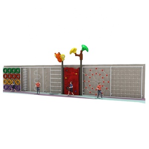 Marco de plástico colorido para escalada en roca, juego de pared para patio de juegos, <span class=keywords><strong>gimnasio</strong></span> en la jungla, al <span class=keywords><strong>aire</strong></span> <span class=keywords><strong>libre</strong></span>, para niños de preescolar, 8-10 como diseño de Color, 8cbm - Product Image 4