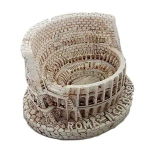Colosseum de Italia y Roma, resina personalizada, famoso modelo de construcción, recuerdo turístico