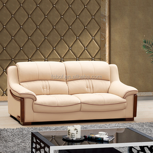 Juego de Sofás en Forma de C 6025, Sofá de Cuero Azul Claro, Sofá en Forma de L de Cuero Italiano - Product Image 4