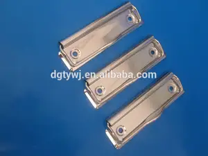 2014 venda top alumínio clipboard pasta de arquivo/metal arame clip