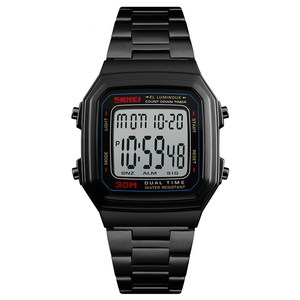 ジャムタンガン、デジタルメンズメタルゴールド腕時計 - Product Image 4