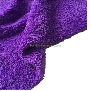 Lila Weichen Reinigungs Tuch Plüsch 16x1 6 350 gsm Randlosen Mikrofaser Auto Handtuch für Auto Detaillierung Polieren Trocknen Waschen Polieren