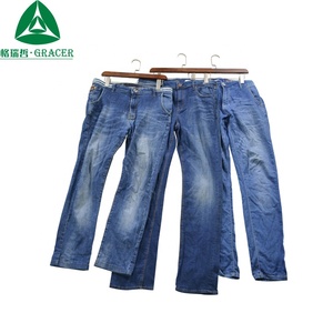 Ukay Ukay Ukay Bale negozio dell'usato degli uomini usava <span class=keywords><strong>Jeans</strong></span> estivi vestiti usati - Product Image 2
